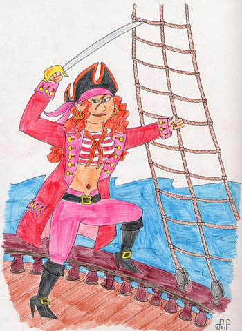 Pirate Queen Ruby by Jeff