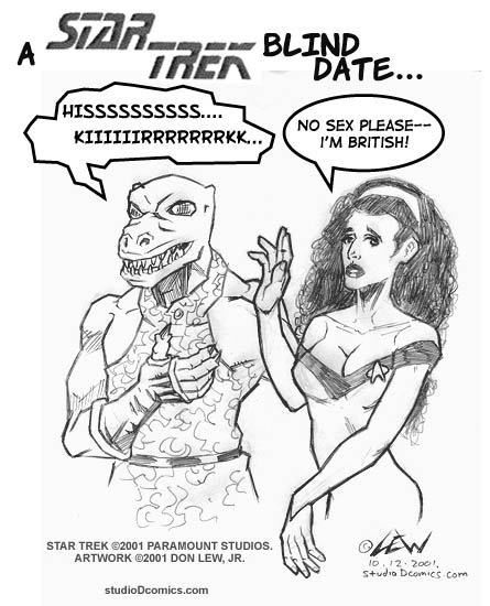 DeAnna Troi & Gorn From Don