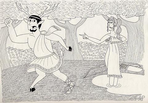 Artemis and Actaeon From Jeff